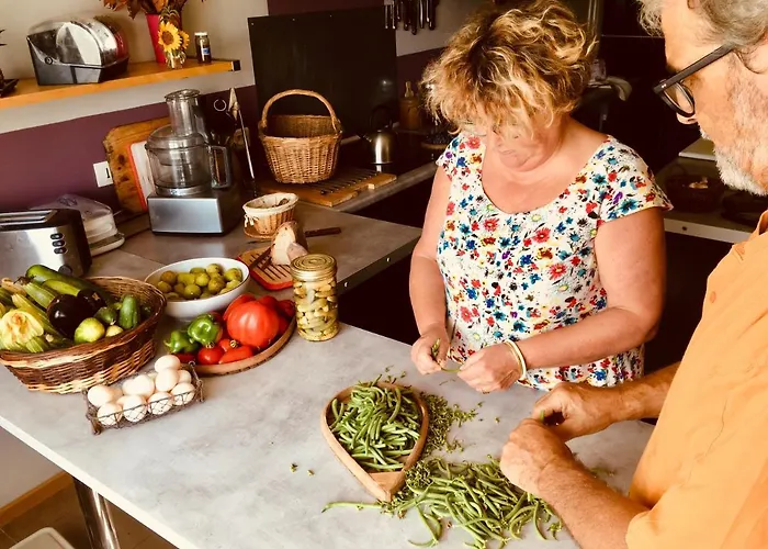 Chez Muriel Et Jef Oda ve Kahvaltı Sainte-Eulalie-d'Eymet